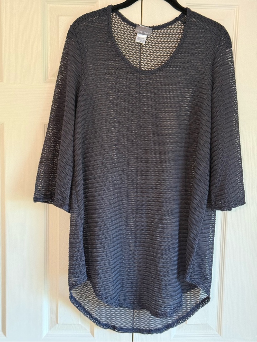Jordan Taylor Black Mesh Swimsuit Coverup. Size M. Never worn,  Like New.
